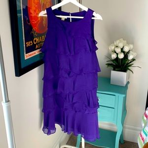 Purple Silk Dress